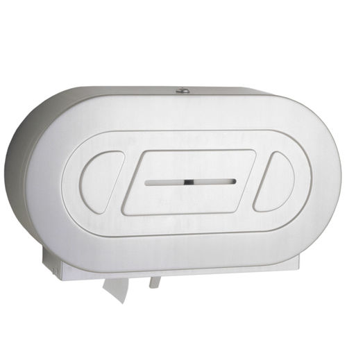 Wandmontierter Toilettenpapierhalter - B-2892 DOUBLE JUMBO ROLL - Bobrick Washroom Equipment - Edelstahl / für Gewerbegebrauch