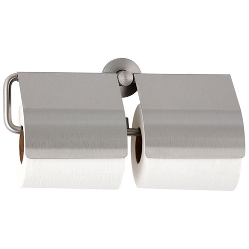 Wandmontierter WC-Rollenhalter - B-548 - Bobrick Washroom Equipment - Edelstahl / für 2 Rollen / für Gewerbegebrauch