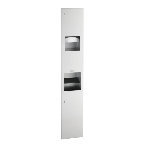 Wandmontierter Handtuchspender - B-815969 TRIMLINESERIES&trade; - Bobrick Washroom Equipment - Metall / mit Abfallbehälter / mit integriertem Handtrockner