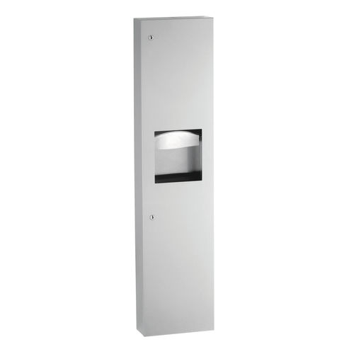 Wandmontierter Handtuchspender - B-380349 TRIMLINESERIES&trade; - Bobrick Washroom Equipment - Edelstahl / mit Abfallbehälter