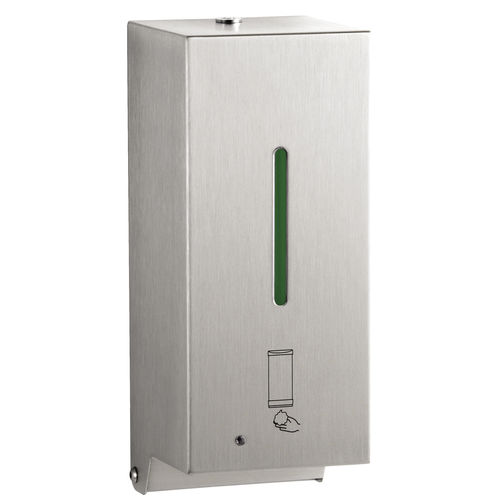 Seifenspender für professionellen Einsatz - B-2013 AUTOMATIC FOAM SOAP DISPENSER - Bobrick Washroom Equipment - wandmontiert / Edelstahl / elektronisch