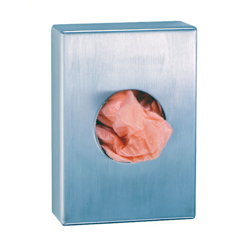 Wandmontierter Hygienebeutelspender - B-3541 - Bobrick Washroom Equipment - manuell / Edelstahl / für professionellen Einsatz