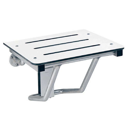 Klappbarer Duschsitz - B-5191 - Bobrick Washroom Equipment - wandmontiert / Edelstahl / für Gewerbegebrauch