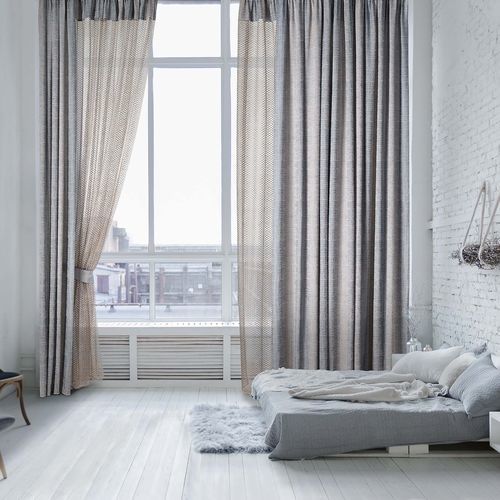 Vorhangstoff - ONICE - SIMTA S.p.A. - einfarbig / Motiv / Polyester