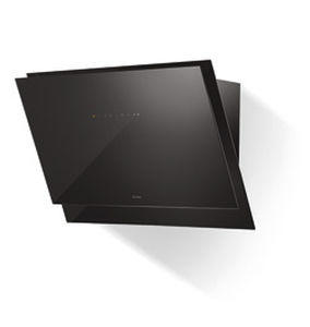 Wandabzugshaube - BLACK TIE - Faber S.p.A - originelles Design / mit integrierter Beleuchtung / schwarz