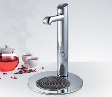 Wasserhahn für Spülbecken - MINIBOIL CLASSIC ON FONT - Zip - Aufsatz / Metall / für Küche