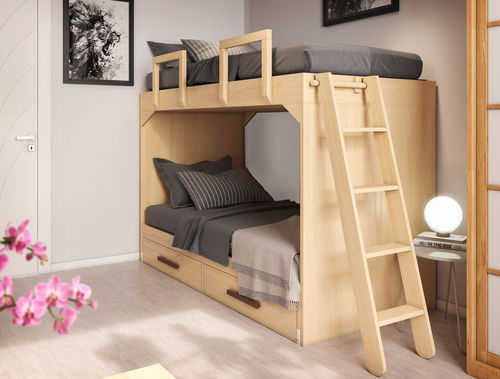 Etagenbett - Castello - Cinius - Einpersonen / modern / für Kinder