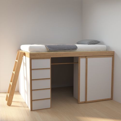 Tatami-Bett - BASIC 2  - Cinius - Einpersonen / modern / für Kinder