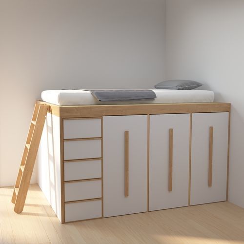 Tatami-Bett - Basic 3 - Cinius - Einpersonen / modern / für Kinder