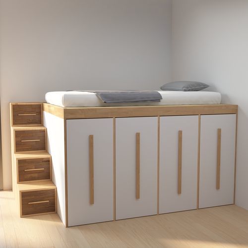 Tatami-Bett - Basic 4 - Cinius - Einpersonen / modern / für Kinder
