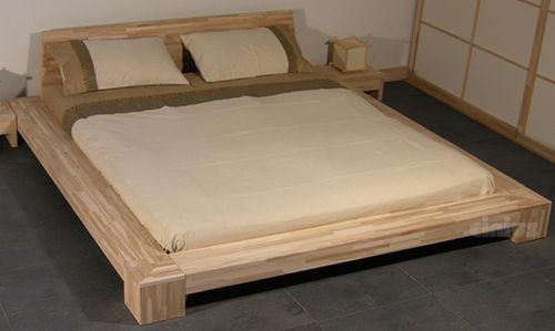 Tatami-Bett - ISOLA - Cinius - Doppelbett / modern / Kopfteil