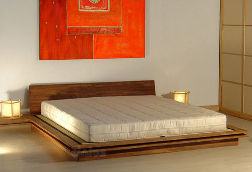 Doppelbett - TOKI - Cinius - modern / Kopfteil / mit Nachttisch