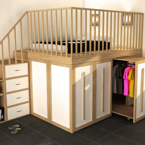 Doppelbett - LUCCA - Cinius - Einpersonen / modern / Bettkasten