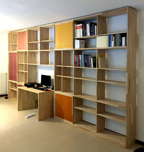 Modernes Bücherregal - Yuki-M - Cinius - Buche / maßgefertigt / Farbe anpassbar