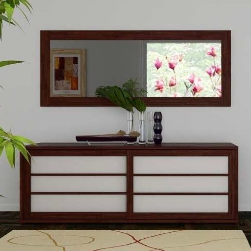 Modernes Sideboard - SHOJI - Cinius - Massivholz / Kirschbaum / Buche