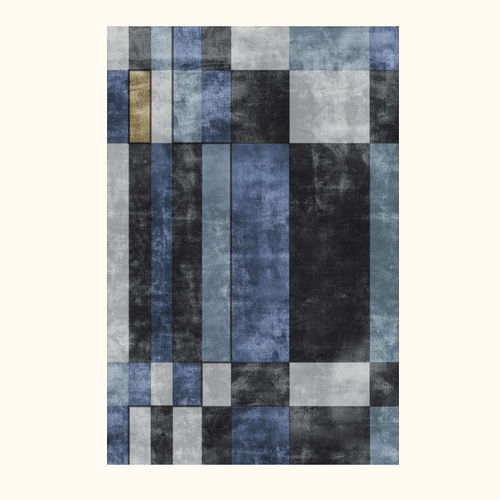 Moderner Teppich - AVIO - Sirecom Tappeti - mit geometrischen Motiven / Bambus / rechteckig