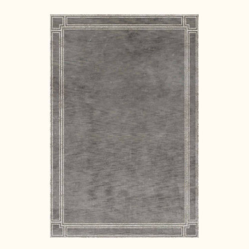 Moderner Teppich - ATENE SAND - Sirecom Tappeti - geometrisches Muster / Wolle / Bambus