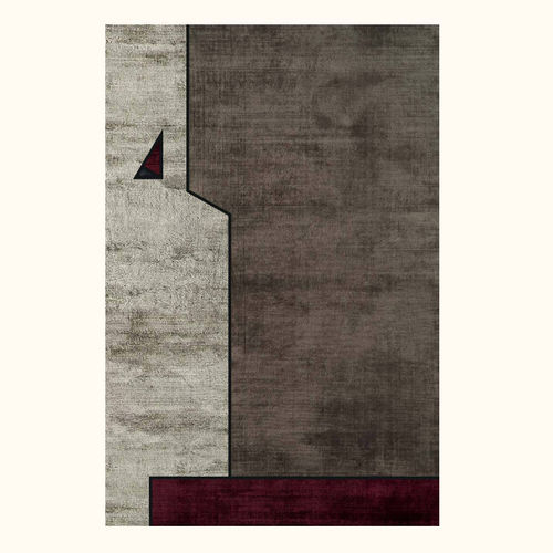 Moderner Teppich - FOUR - Sirecom Tappeti - mit geometrischen Motiven / Wolle / rechteckig