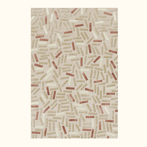 Moderner Teppich - CAMMEO - Sirecom Tappeti - mit geometrischen Motiven / Bambus / Wolle