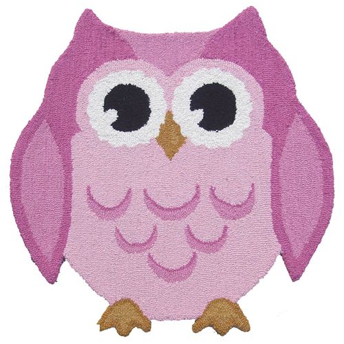 Moderner Teppich - OWL PINK - SITAP Società Italiana Tappeti - Tiermuster / Wolle / handgetuftet