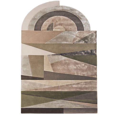 Moderner Teppich - SUNSET - SITAP Società Italiana Tappeti - mit geometrischen Motiven / Wolle / Viskose