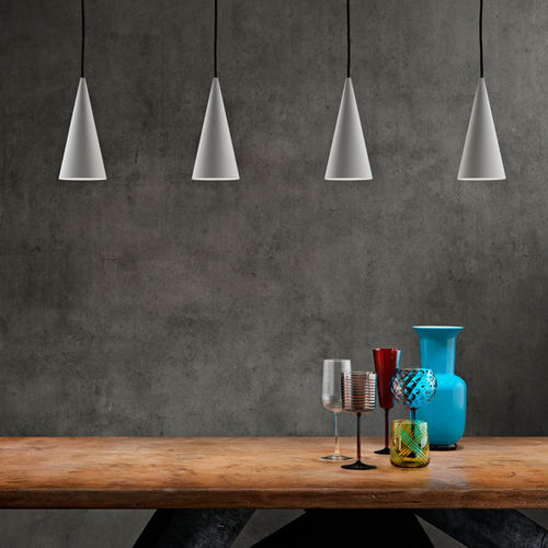 Hängelampe - ICONICA - Ivela spa - Aluminium / modern / mit Kabel