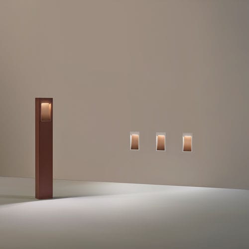 Leuchtpoller für Garten - CUT - Ivela spa - modern / Metall / LED