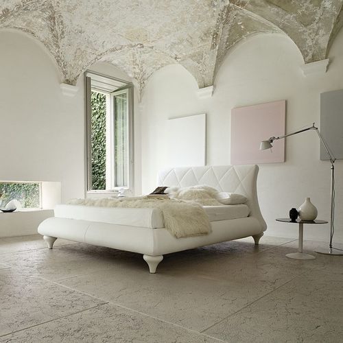 Doppelbett - ORIENTE - Falegnami - klassisch / Polster / Kopfteil