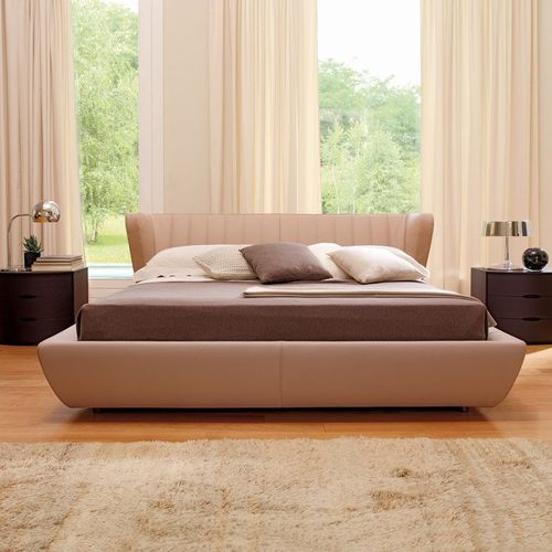 Doppelbett - HALLEY - Falegnami - modern / Polster / Kopfteil