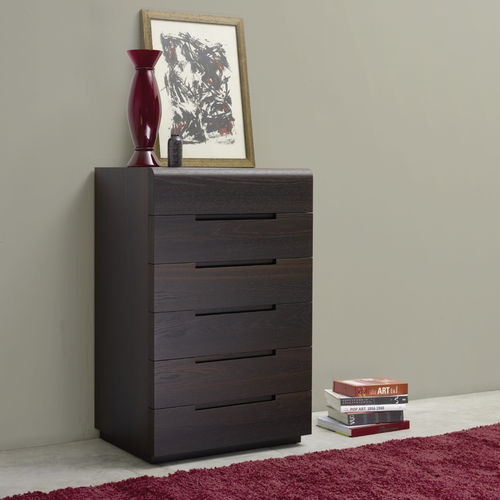 Moderner Chiffonnier - NIDA - Falegnami - lackiertes Holz / Eiche / weiß