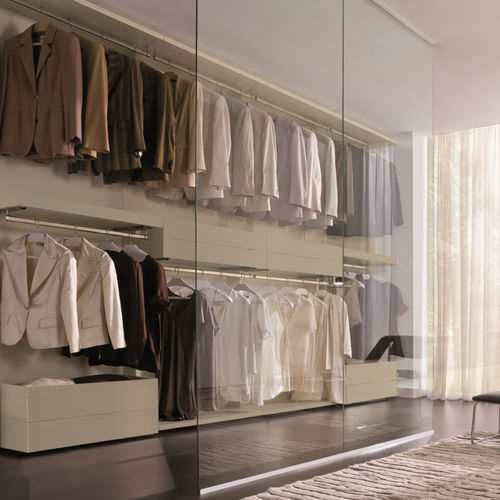 Moderner begehbarer Kleiderschrank - Falegnami - lackiertes Holz
