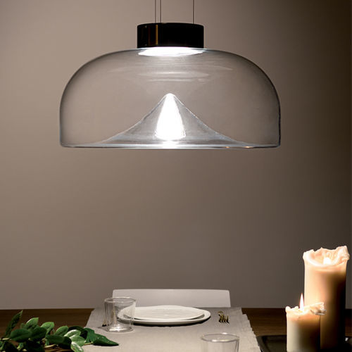 Hängelampe - AELLA S - Leucos srl - geblasenes Glas / Kristall / modern