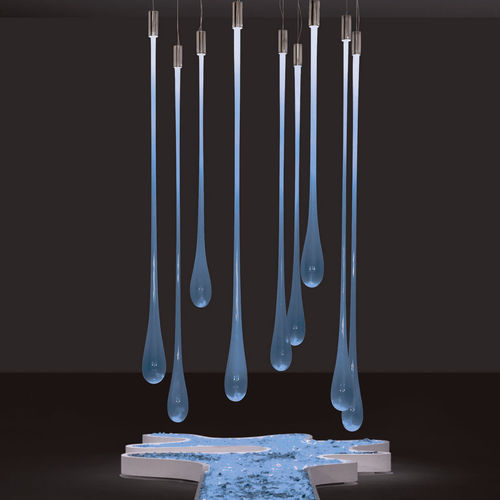 Hängelampe - GLÒ S/I - Leucos srl - Glas / modern / mit Kabel