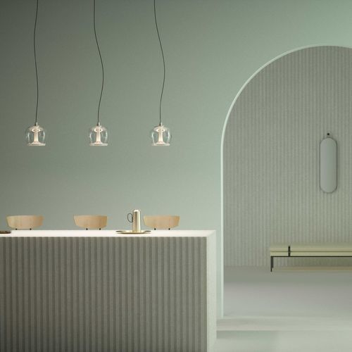 Hängelampe - AURELIA BOLD S 22 - Leucos srl - Metall / Glas / geblasenes Glas