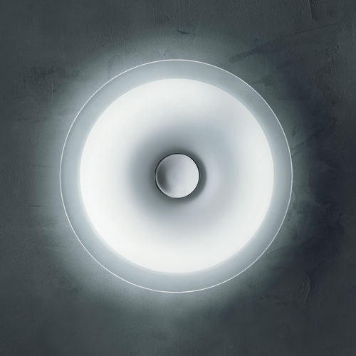 Moderne Wandleuchte - PLANET P-PL 32 - Leucos srl - für den Innenraum / Chrom / lackiertes Metall