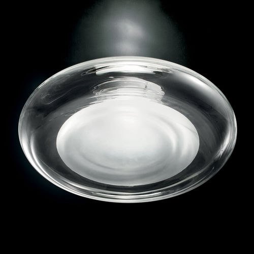 Moderne Deckenlampe - KEYRA P-PL 60 - Leucos srl - rund / Glas / Metall