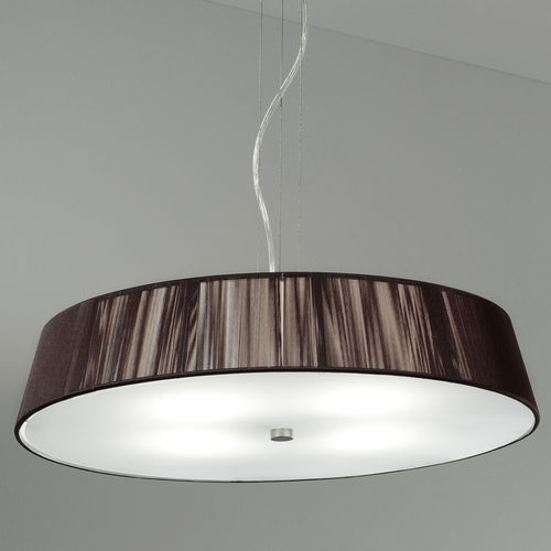 Hängelampe - LILITH S 70 - Leucos srl - Nickel / Glas / Stoff