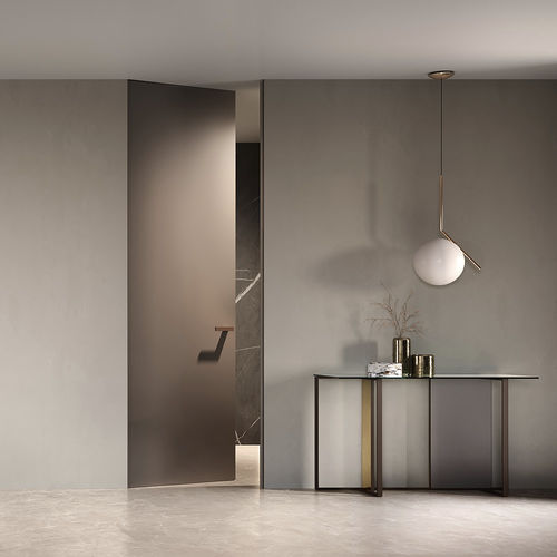 Tür für Innenbereich - BRONZE METAL SECRET - BARAUSSE - Holz / einflügelig / modern