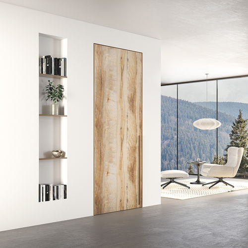 Tür für Innenbereich - QUERCIA SECRET - BARAUSSE - Holz / einflügelig / modern