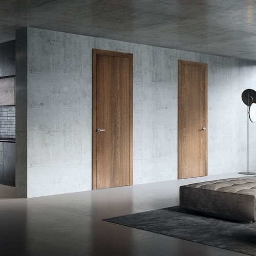 Tür für Innenbereich - SIGARO IN - BARAUSSE - Holz / einflügelig / modern