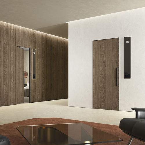 Tür für Innenbereich - SIGARO IN - BARAUSSE - Holz / einflügelig / modern