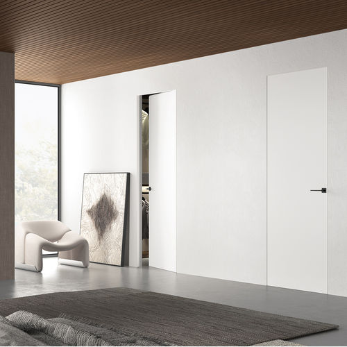 Tür für Innenbereich - BLANC ON SECRET - BARAUSSE - Holz / einflügelig / modern