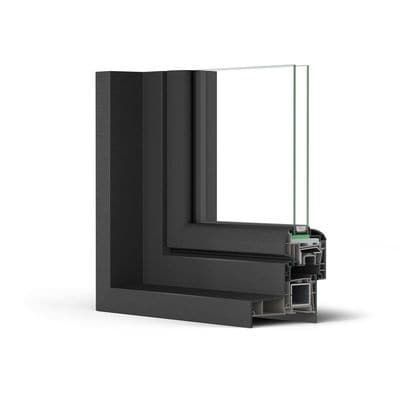 PVC-Fenster - ARALYA - Rehau - Flügel / mit Doppelverglasung / zweiflügelig