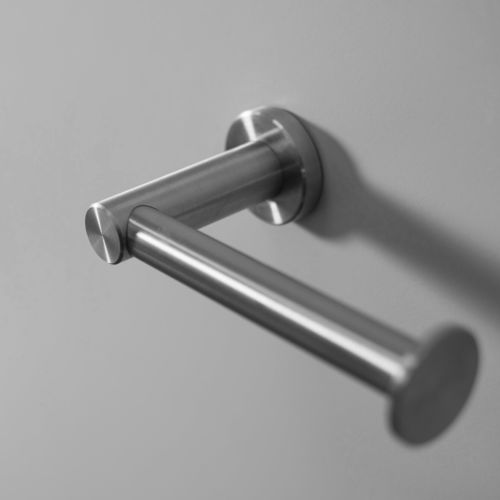 Wandmontierter WC-Rollenhalter - FINO - Thrislington Cubicles - Edelstahl / satiniert / für Gewerbegebrauch