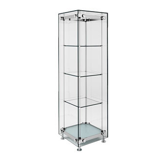 Moderne Vitrine - SSG003.500 - Shopkit - Glas / Edelstahl / beleuchtet