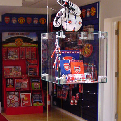 Moderne Vitrine - CMC002B - Shopkit - hängend / Glas / Aluminium
