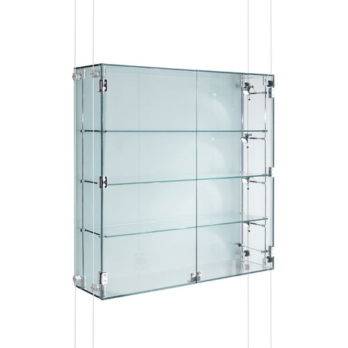 Moderne Vitrine - CMC001 - Shopkit - wandmontiert / Glas / Aluminium