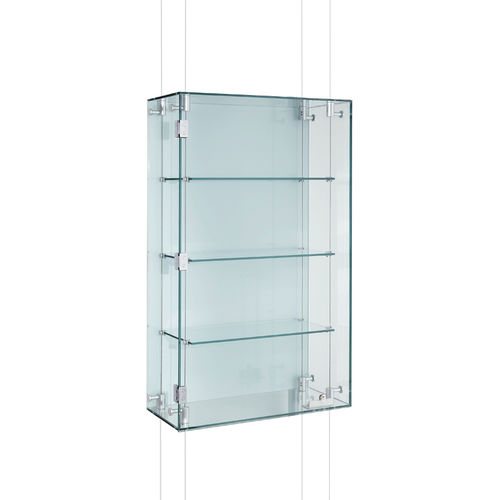 Moderne Vitrine - CMC002 - Shopkit - wandmontiert / Glas / Aluminium