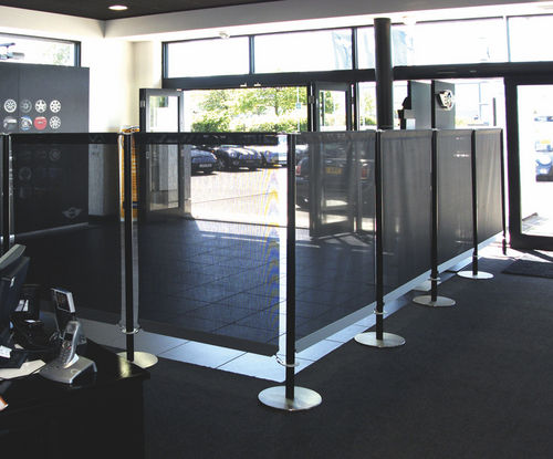 Bodenstehende Bürotrennwand - Shopkit - Stoff / modulierbar