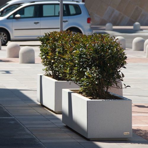 Beton-Pflanzkübel - BOX - Escofet - rechteckig / quadratisch / modulierbar